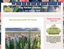 Tablet Screenshot of gigharborgardentour.com